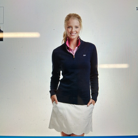 Vineyard Vines 1/4-Zip Club Sweater - Picture 5 of 6